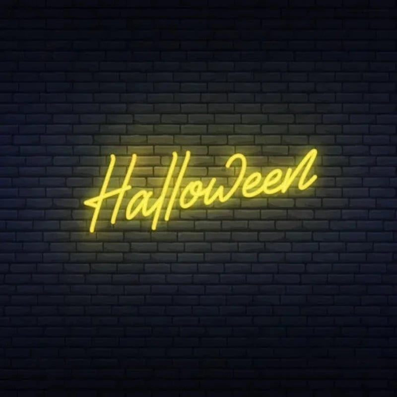 Halloween Neon Sign Personalized Mirror S