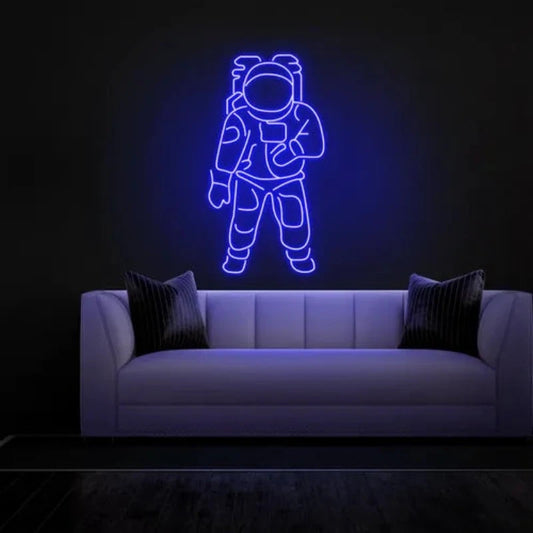 Astronaut Neon Sign  Personalized Mirror S  