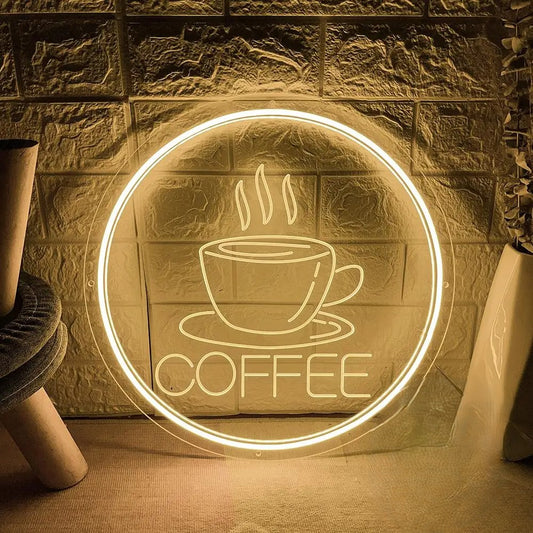 Bakery Neon Signs Led Lights  Personalized Mirror Coffe Light Pink 