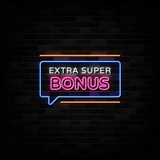 Extra Super Bonus Neon Sign  Personalized Mirror S  