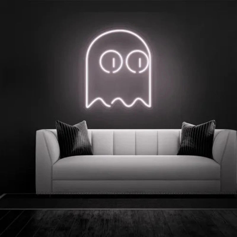 Ghost Neon Sign  Personalized Mirror S  