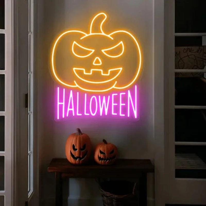 Decorative Halloween Neon Sign  Personalized Mirror S  