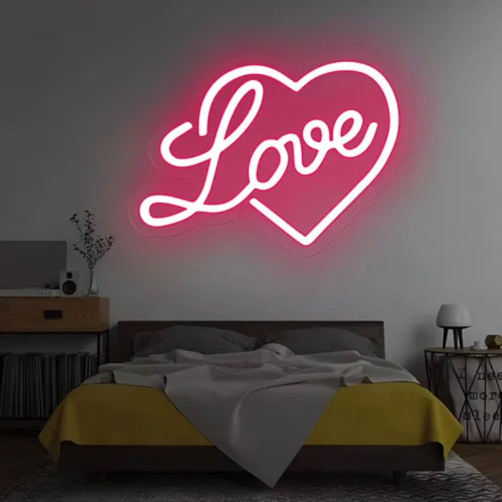 Love Neon Sign  Personalized Mirror S  