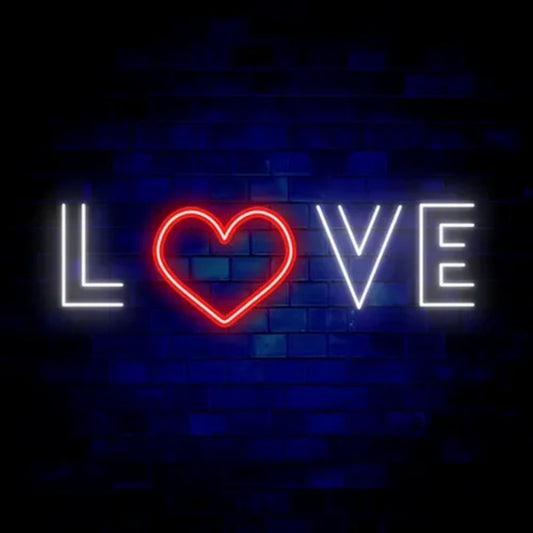 Love Neon Sign  Personalized Mirror S  