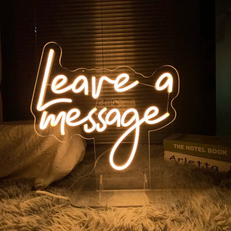 Luminous Memo Neon Sign  Personalized Mirror 40x40  