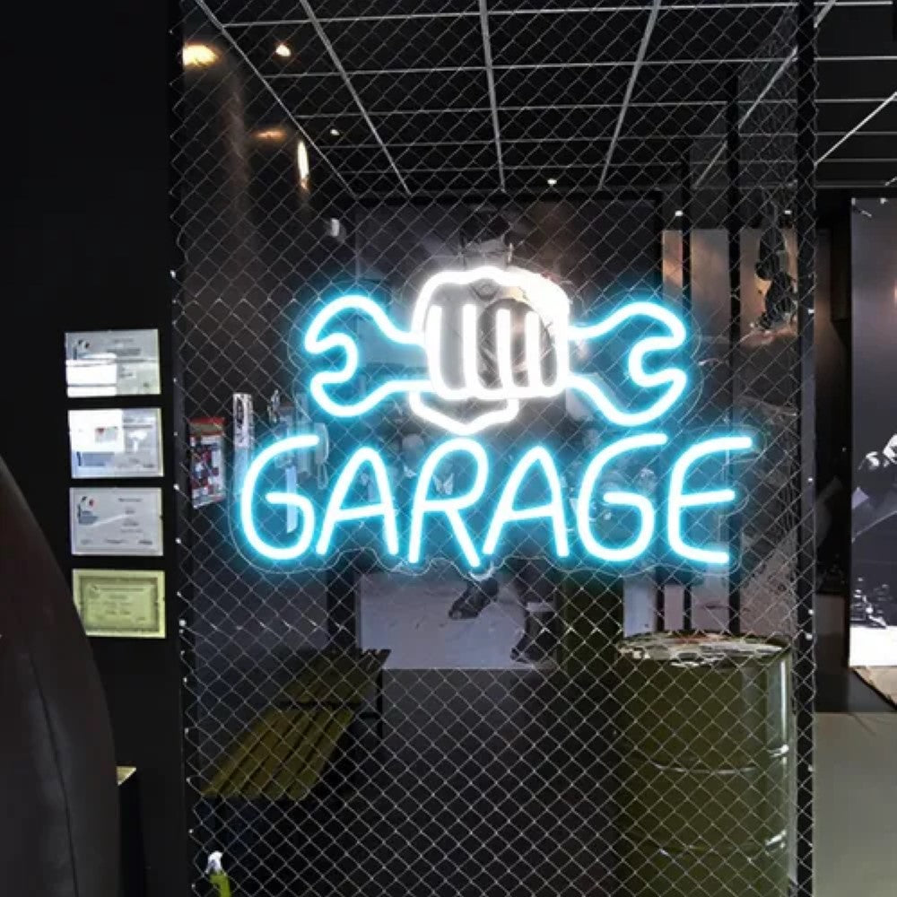 Neon Sign For Garage  Personalized Mirror S  