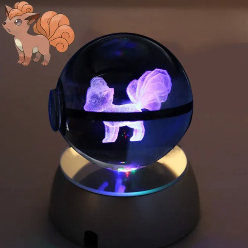 Pokémon Characters Crystal Ball Nightlight  Personalized Mirror Vulpix  