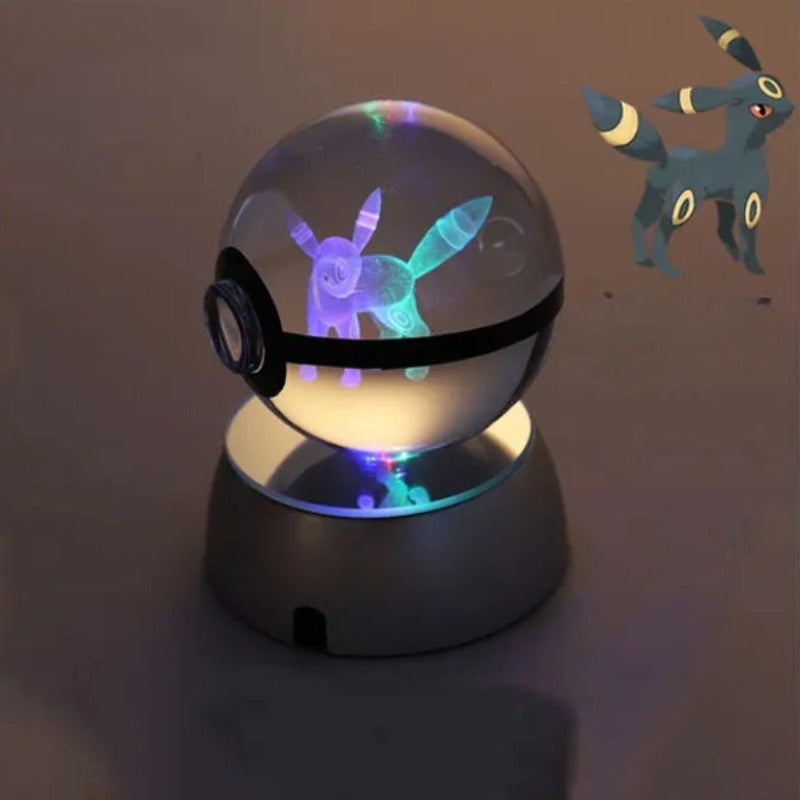 Pokémon Characters Crystal Ball Nightlight  Personalized Mirror Umbreon  