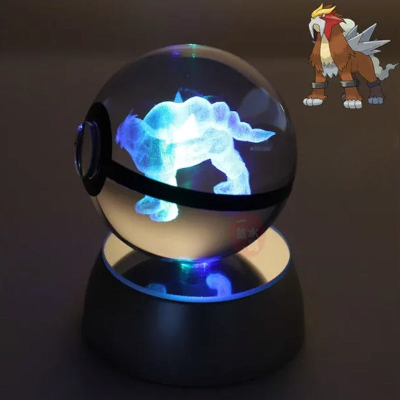 Pokémon Characters Crystal Ball Nightlight  Personalized Mirror Entai  