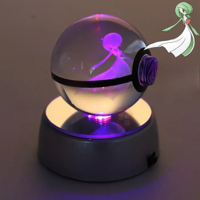 Pokémon Characters Crystal Ball Nightlight  Personalized Mirror Gardevior  