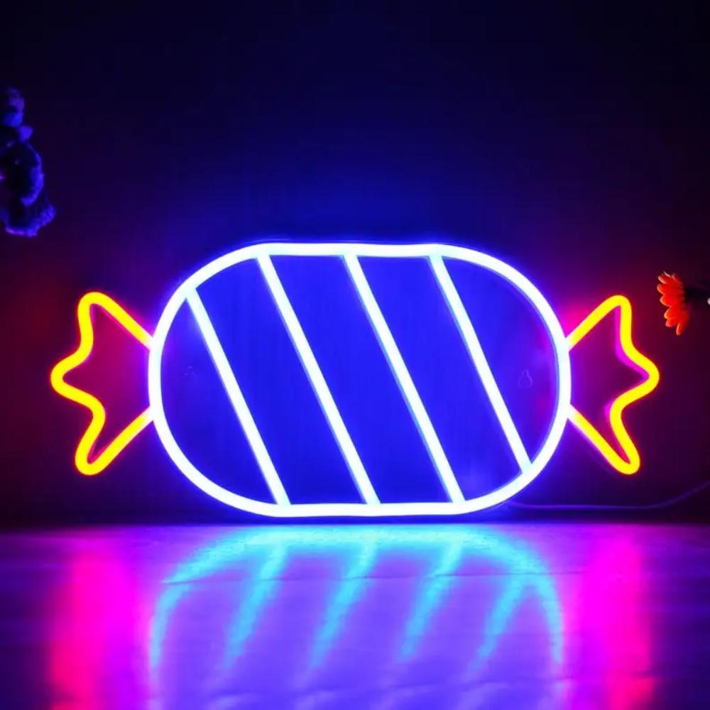 Radiant Neon Light For Festive Ambiance  Personalized Mirror Chocolate  