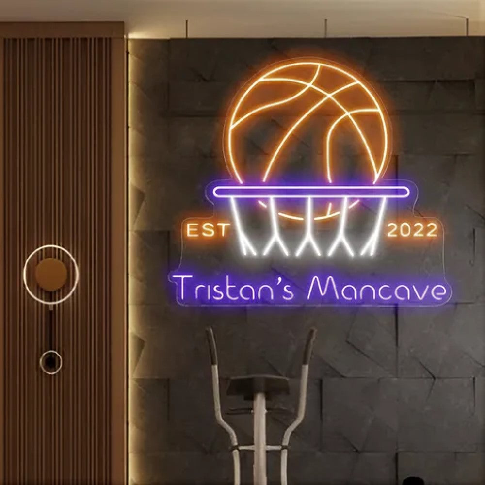 Tristans Mancave Neon Sign  Personalized Mirror S  