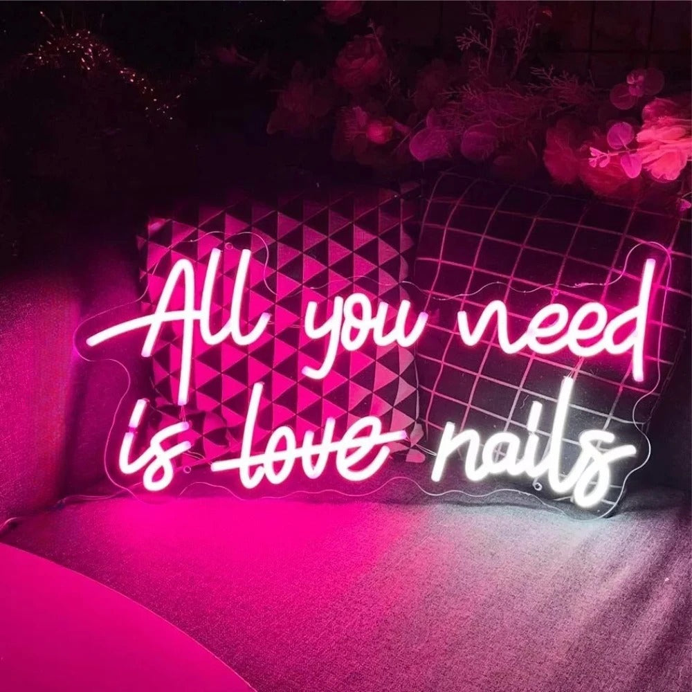 Wall Hanging Salon Neon Led Sign  Personalized Mirror All You  