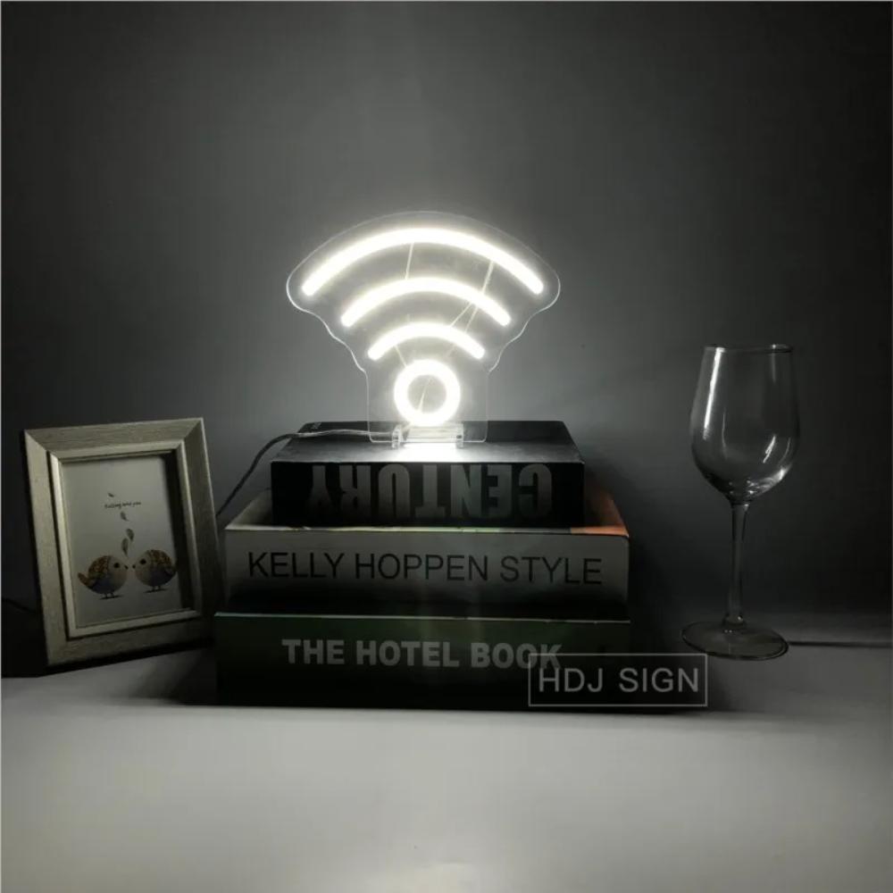 Connective Glow LED Neon Sign  Personalized Mirror   