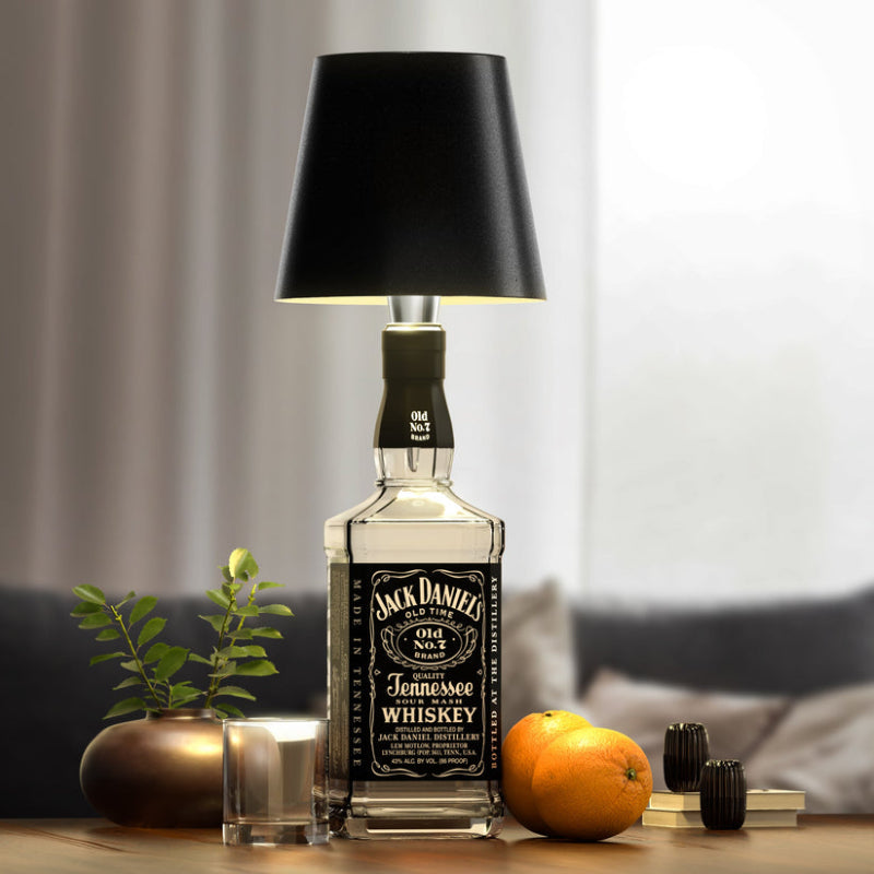 Wireless Bottle Lamp  Personalized Mirror   