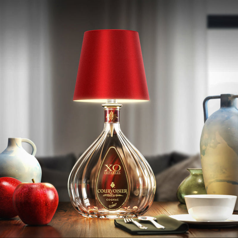 Wireless Bottle Lamp  Personalized Mirror   