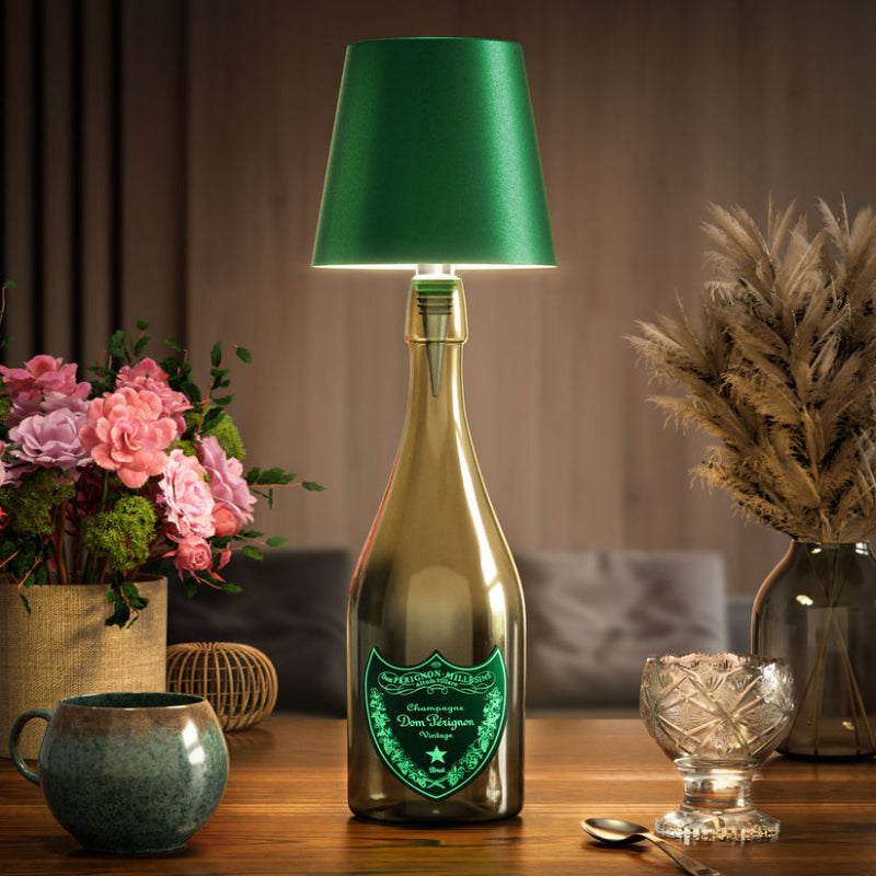 Wireless Bottle Lamp  Personalized Mirror   