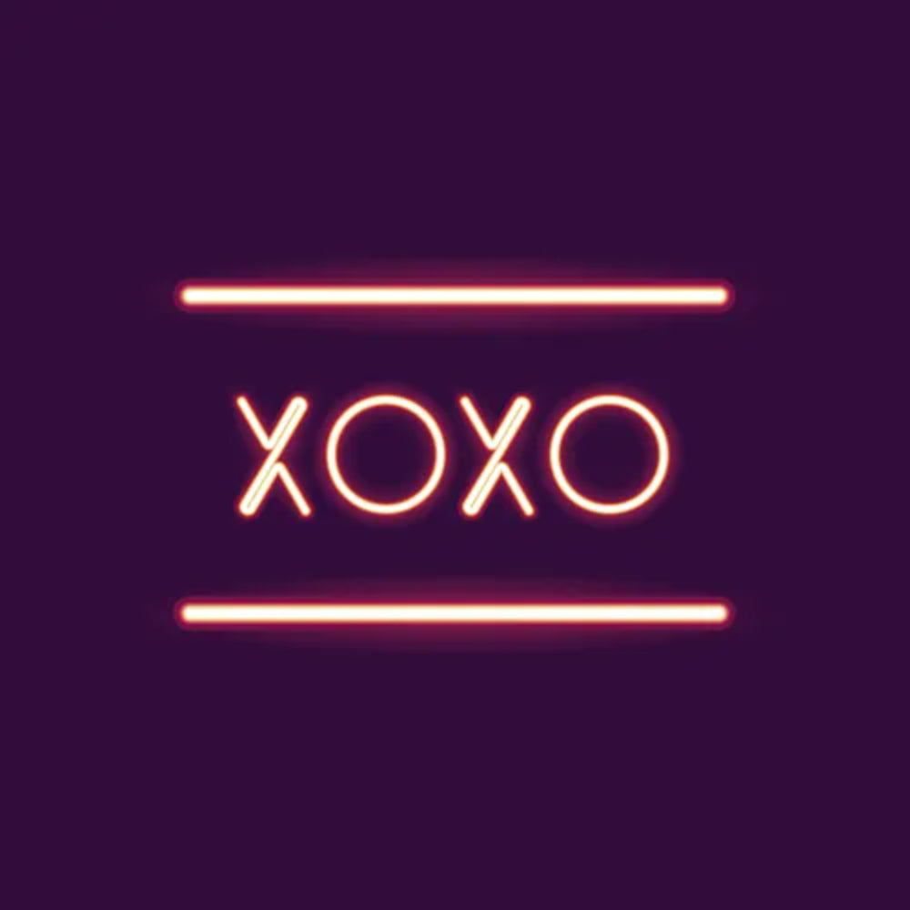 Xoxo Neon Sign  Personalized Mirror S  