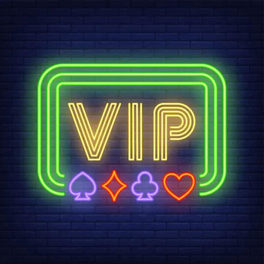 VIP Neon Sign  Personalized Mirror S  